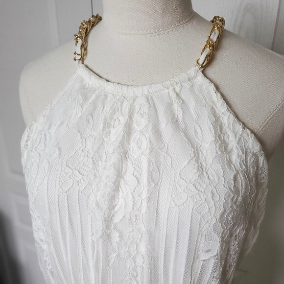 Guess Lace Maxi Dress in Off-white Size XS - Picture 4 of 7